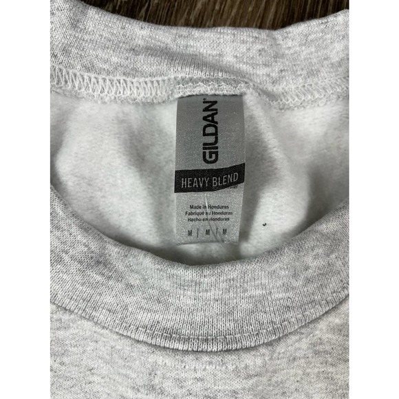 Custom Christmas Crewneck Sweater Gray‎ Size Medium - Picture 3 of 4